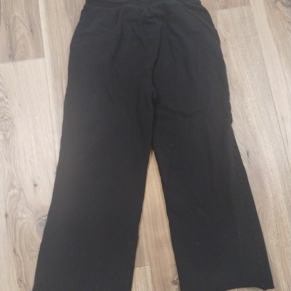 GAP Black Womens Sweatpants with White Drawstring - Picture 2 of 3